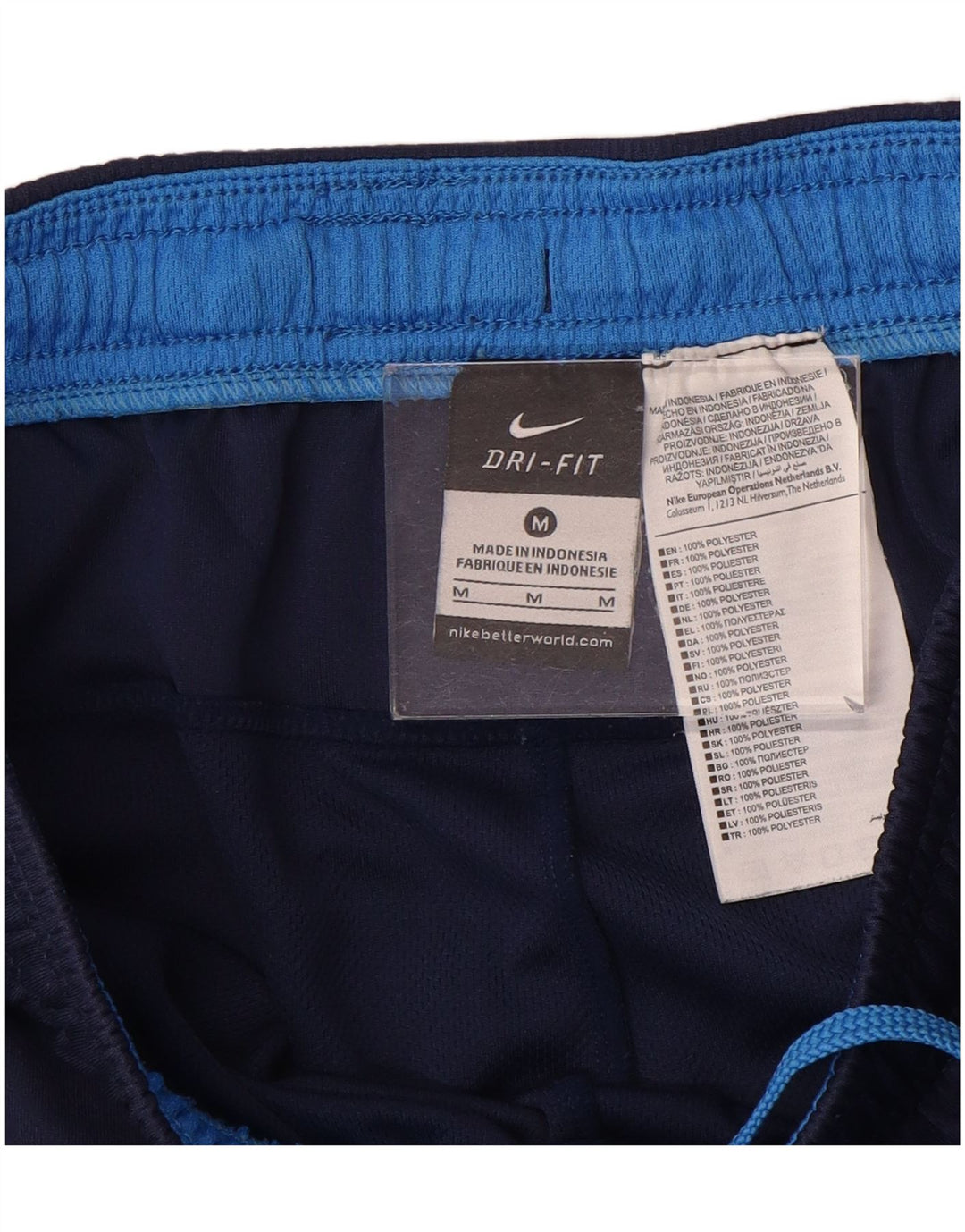 Pantaloncini sportivi Nike Dri Fit da uomo, medio, blu navy, in poliestere