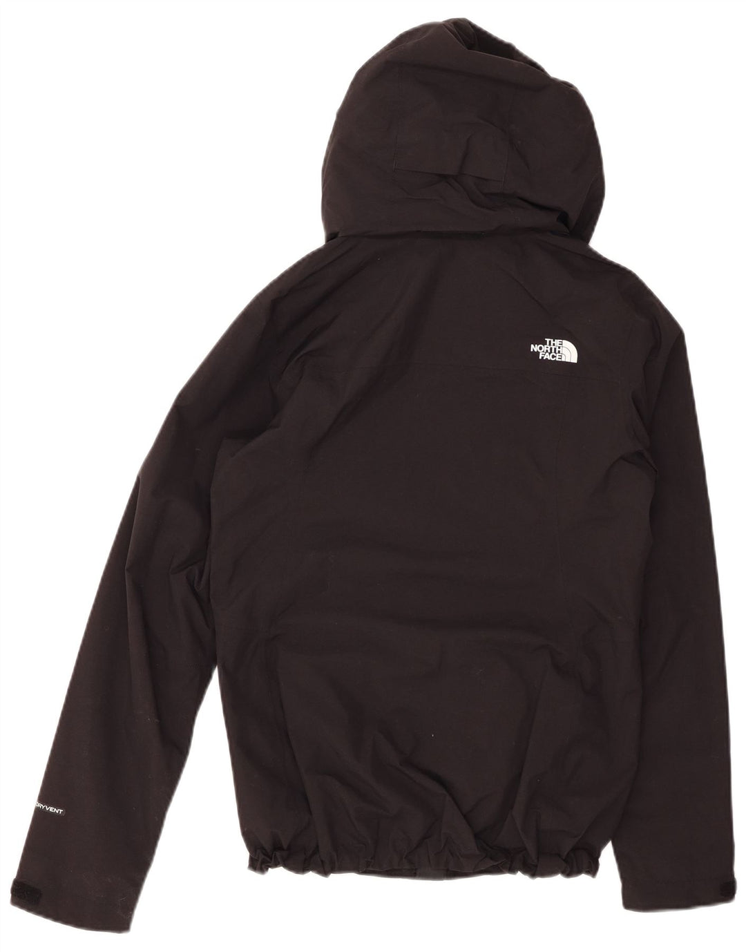 THE NORTH FACE Giacca antipioggia da donna con cappuccio UK 10 Small Nylon nero