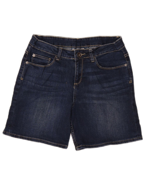 Pantaloncini di jeans da donna Mountain Warehouse UK 8 piccoli W27 cotone blu navy