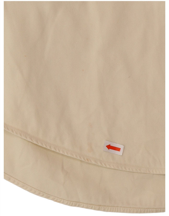 STONE ISLAND Camicia da uomo 2XL Cotone bianco sporco Classico