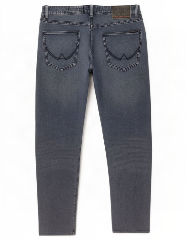 Jeans uomo slim affusolati Superdry W31 L32 cotone blu