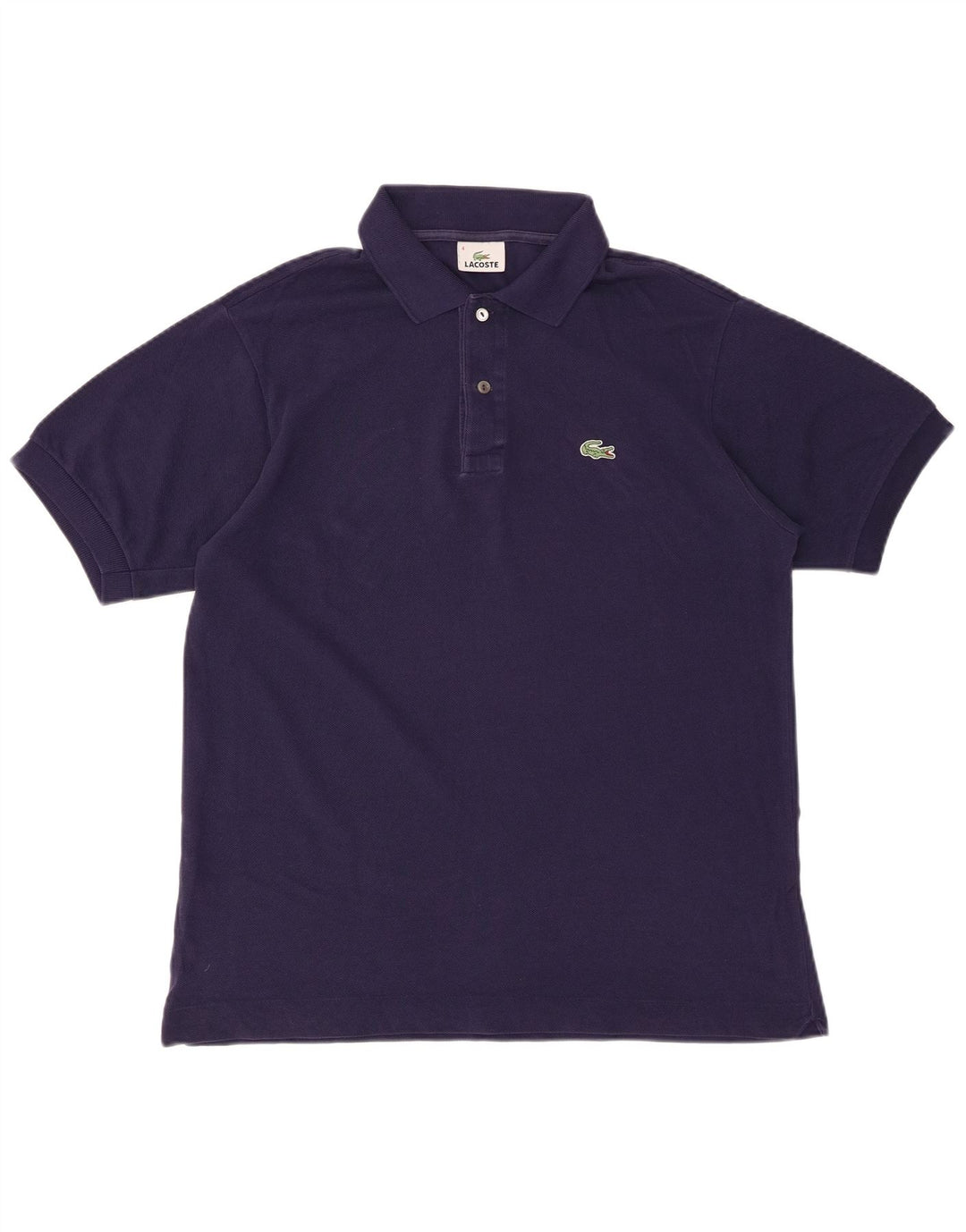 Polo da uomo LACOSTE taglia 4 media cotone blu navy