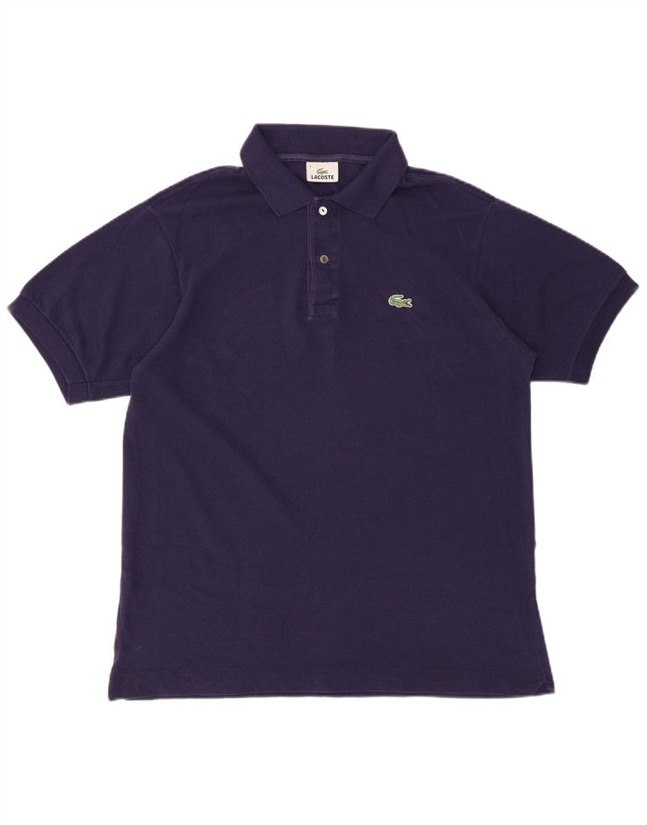 Polo da uomo LACOSTE taglia 4 media cotone blu navy
