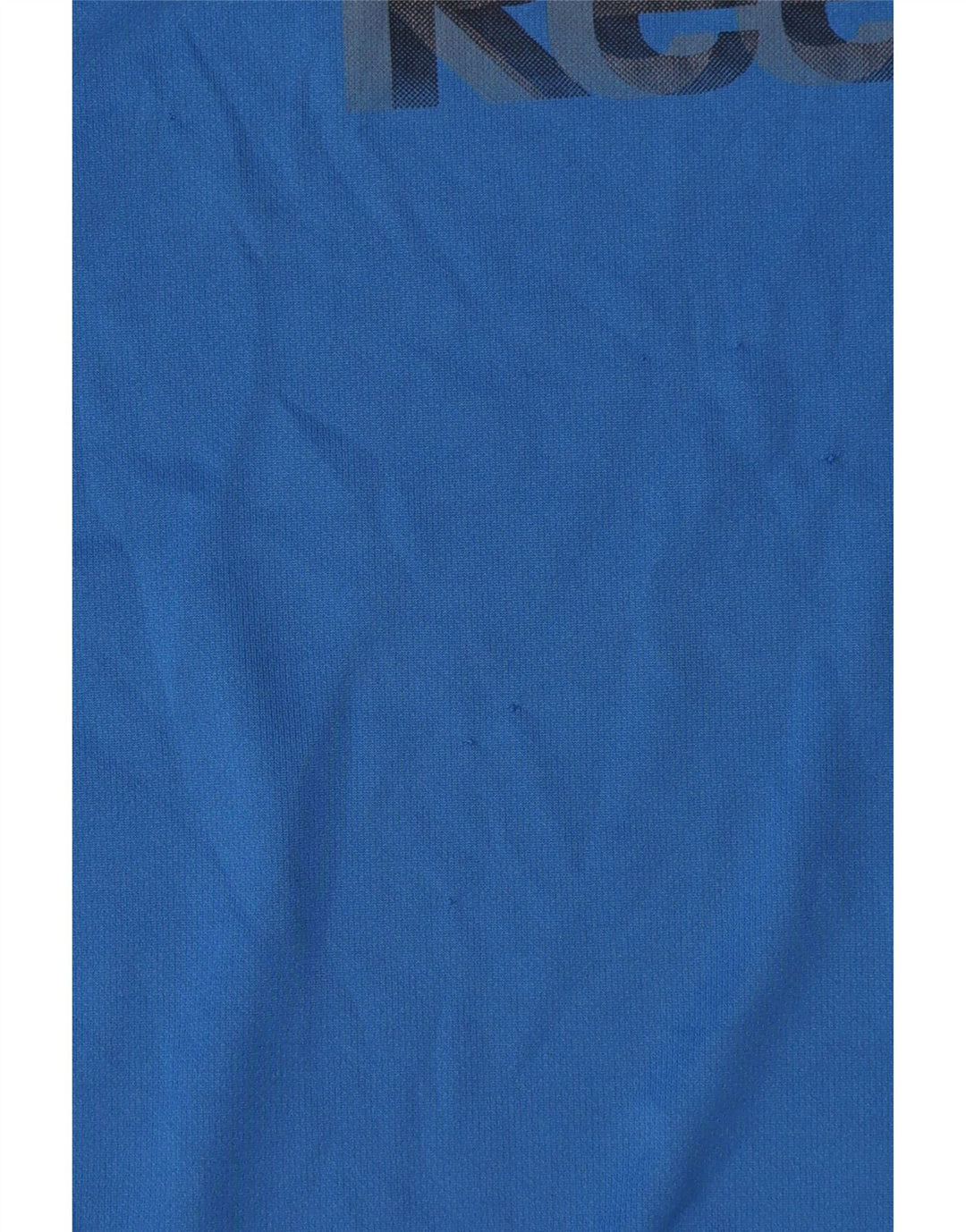 T-shirt grafica da uomo Reebok Top in poliestere color block blu medio