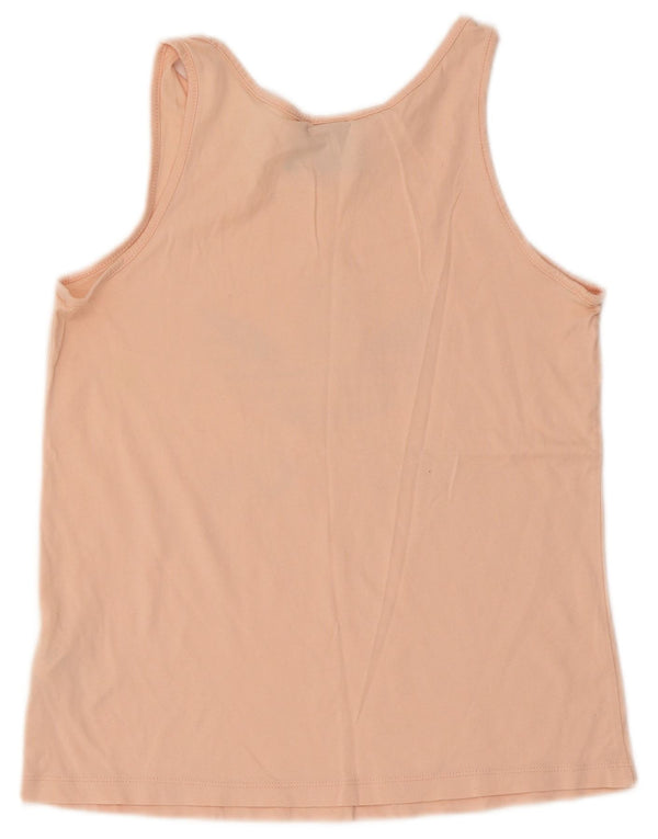 Canottiera grafica da donna Adidas UK 6 XS cotone rosa