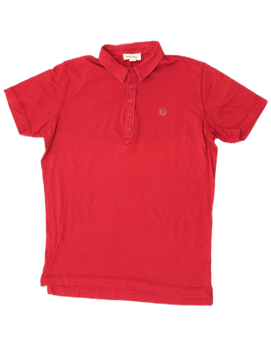 Polo da uomo Diesel piccola bordeaux