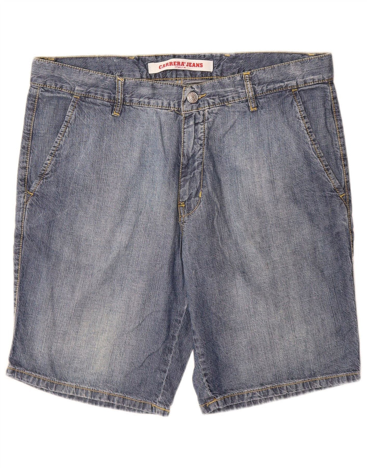 Pantaloncini di jeans regolari da uomo Carrera IT 50 Large W34 Blu Cotone