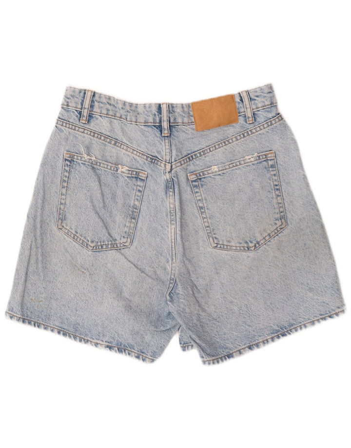 Pantaloncini di jeans da donna Zara EU 40 medi W30 cotone blu