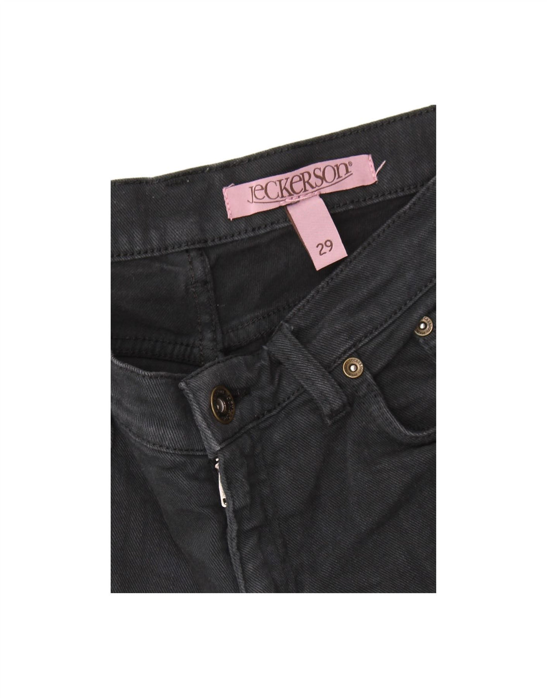 JECKERSON Womens Slim Jeans W29 L35 Navy Blue Cotton