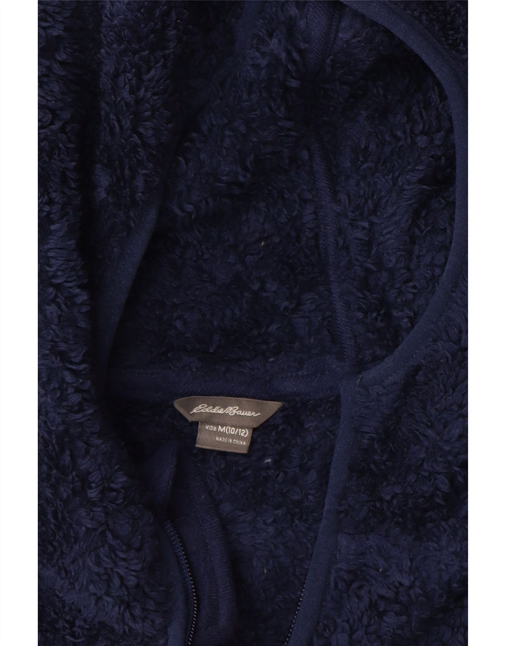 Giacca in pile da ragazzo Eddie Bauer 10-11 anni color block blu navy medio