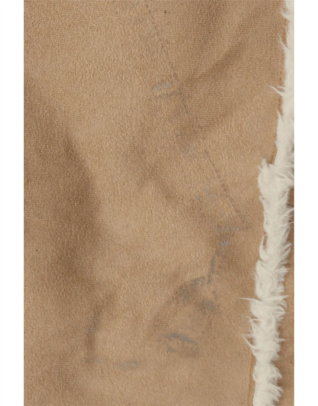 OVS Womens Sherpa Jacket IT 48 XL Beige Polyester Vintage OVS and Second-Hand OVS from Messina Hembry 