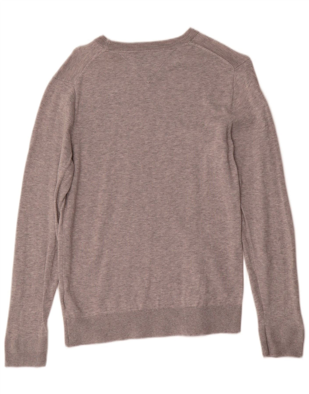 Tommy Hilfiger Uomo Maglione con scollo a barca Maglione piccolo in cotone grigio