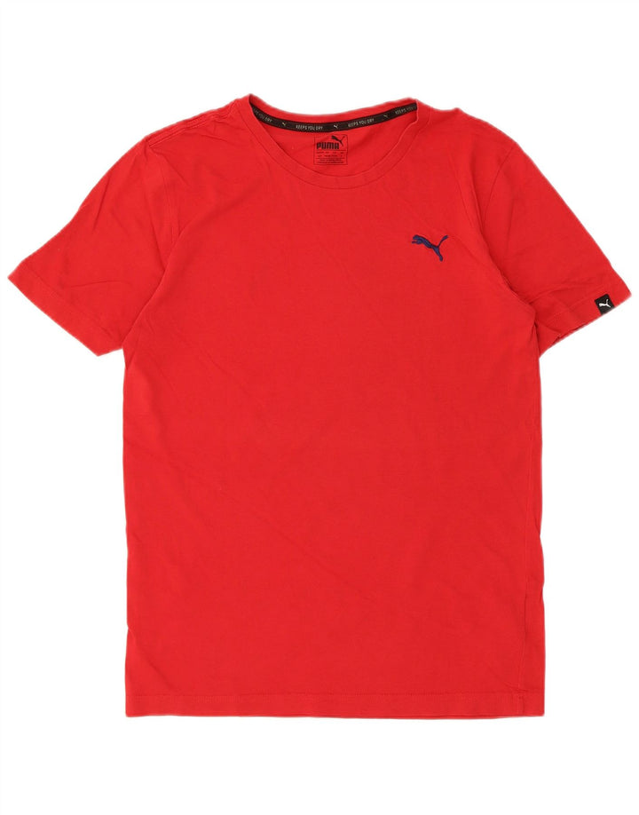 T-shirt da uomo Puma Top Small rossa in cotone