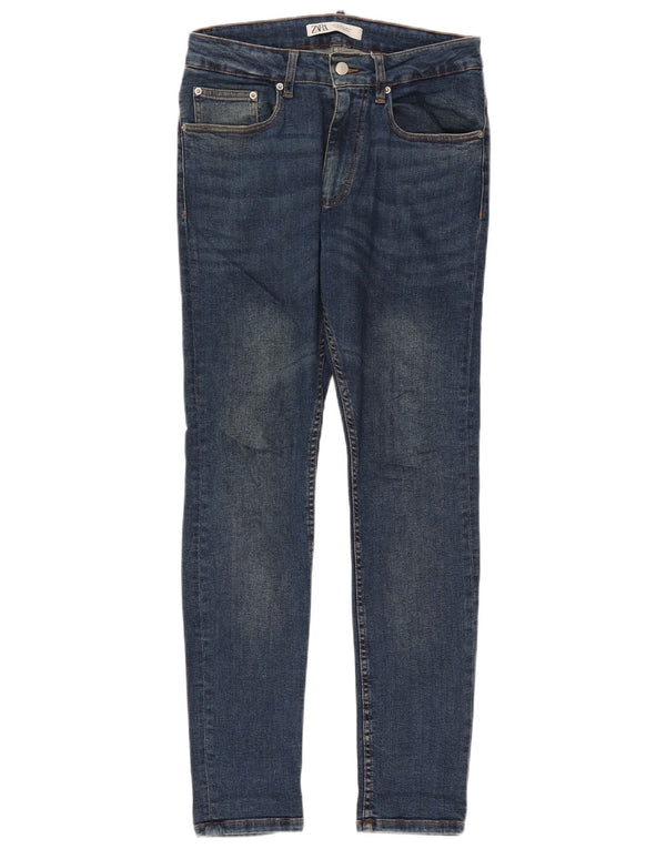 Jeans skinny da uomo Zara EU 40 medio W31 L30 cotone blu