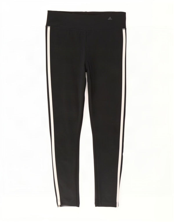 Leggings Adidas Climalite da donna UK 8/10 Piccolo poliestere nero