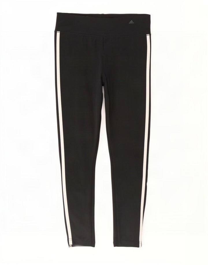 Leggings Adidas Climalite da donna UK 8/10 Piccolo poliestere nero