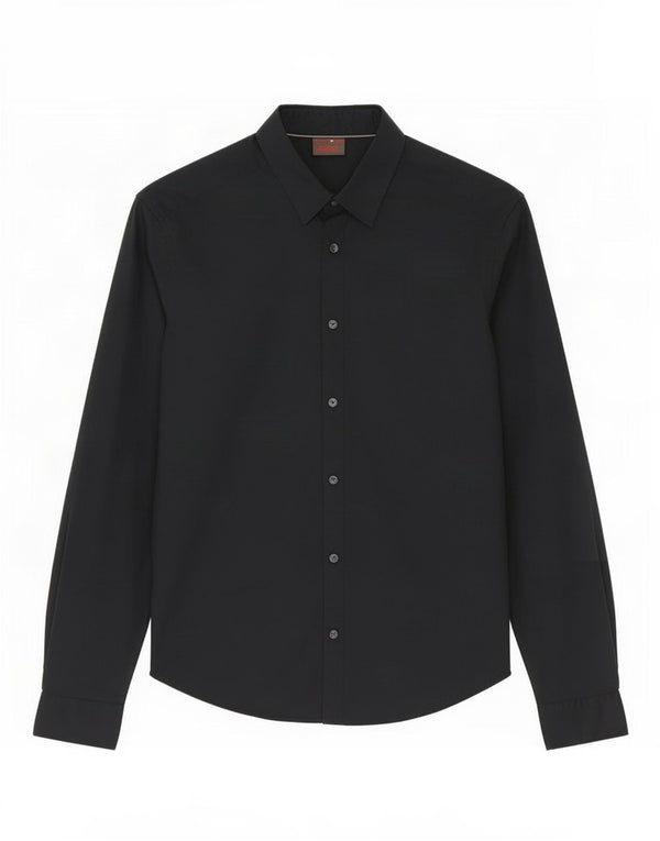 Esprit Mens Shirt Medium Black Cotton