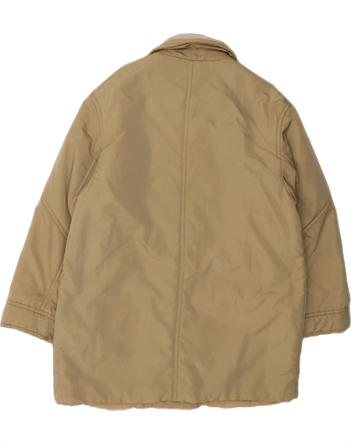 ICEBERG Womens Oversized Double Breasted Coat EU 46 XL Beige Polyamide Vintage Iceberg and Second-Hand Iceberg from Messina Hembry 