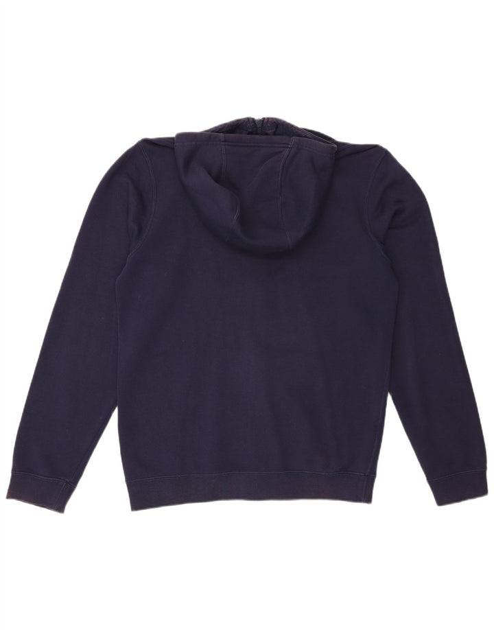 Maglione con cappuccio e zip Nike da uomo piccolo blu navy