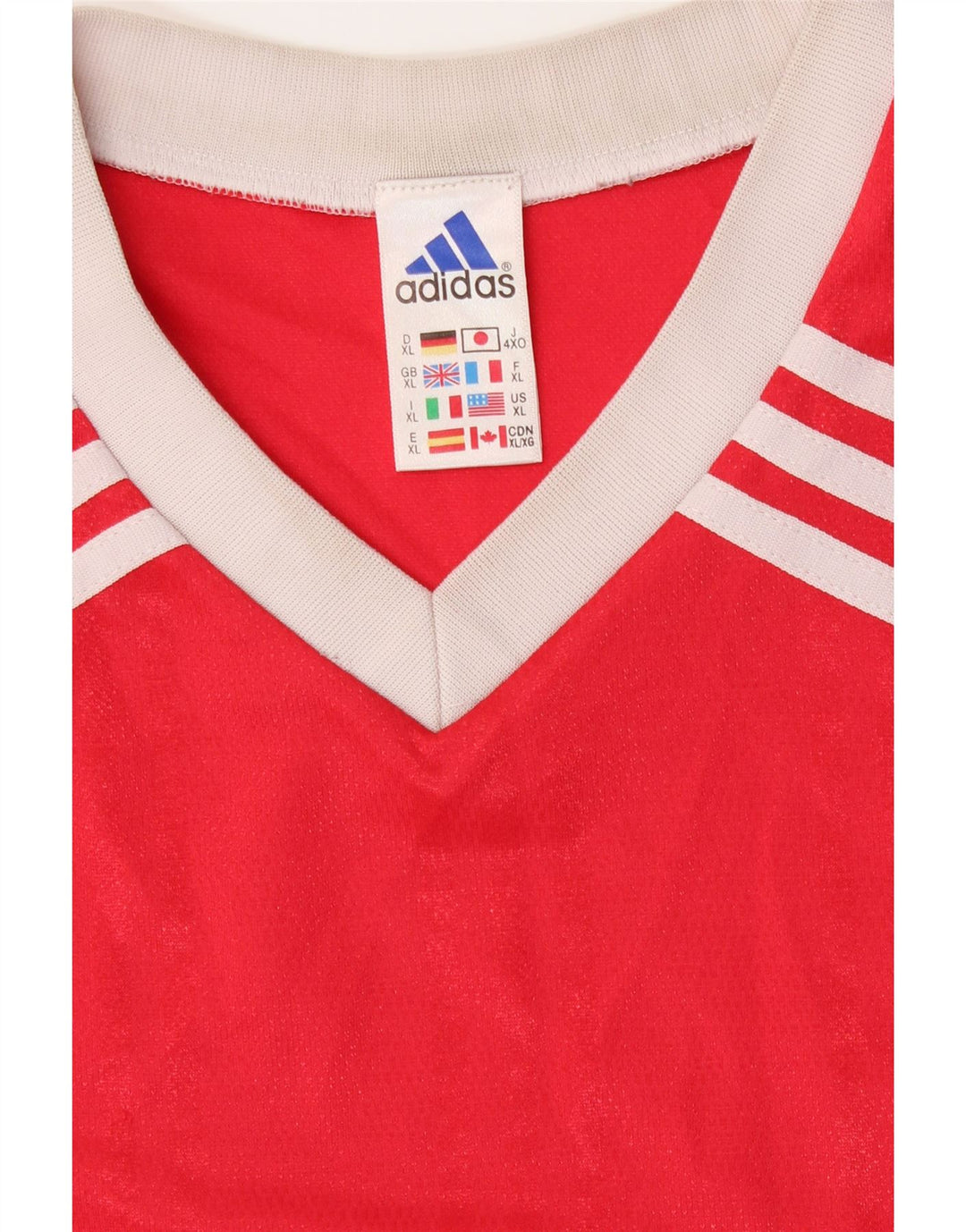 T-shirt grafica da uomo ADIDAS Top XL rosso poliestere