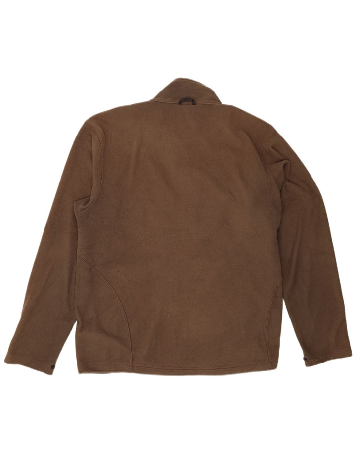 Giacca in pile foderata da uomo Jack Wolfskin UK 48 2XL Poliestere kaki