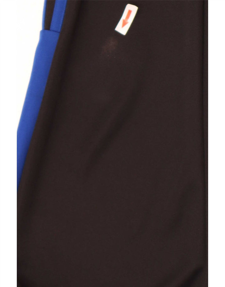 Pantaloni da tuta Adidas Aeroready da uomo piccoli in poliestere color block nero