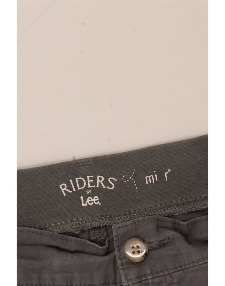 Pantaloncini chino a vita media da donna LEE Riders W36 XL Grigi