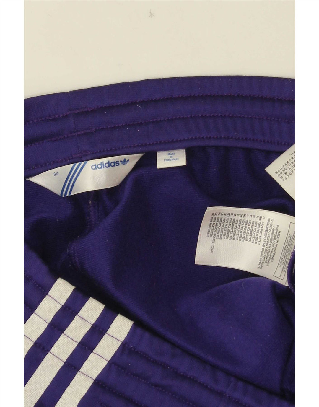 Pantaloni da tuta da donna Adidas EU 34 XS poliestere viola
