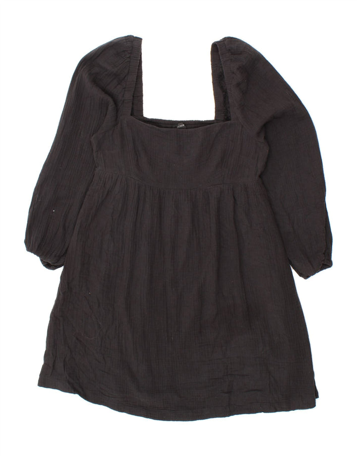 J. CREW Womens Blouse Top UK 12 Medium Black Cotton Vintage J. Crew and Second-Hand J. Crew from Messina Hembry 