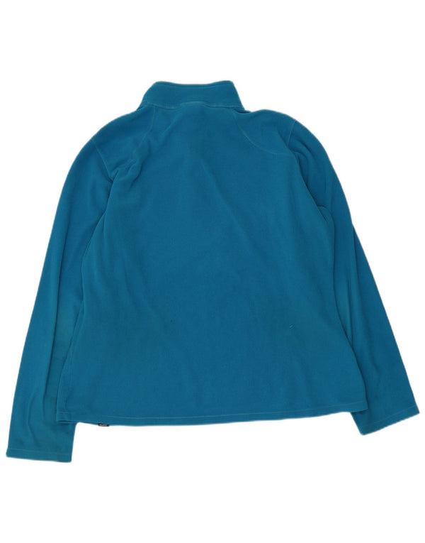 Maglione in pile da donna con collo e zip The North Face UK 16 grande poliestere blu
