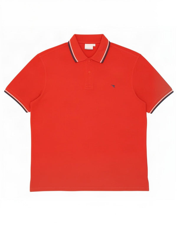 Polo Diadora Uomo XL Rosso Cotone