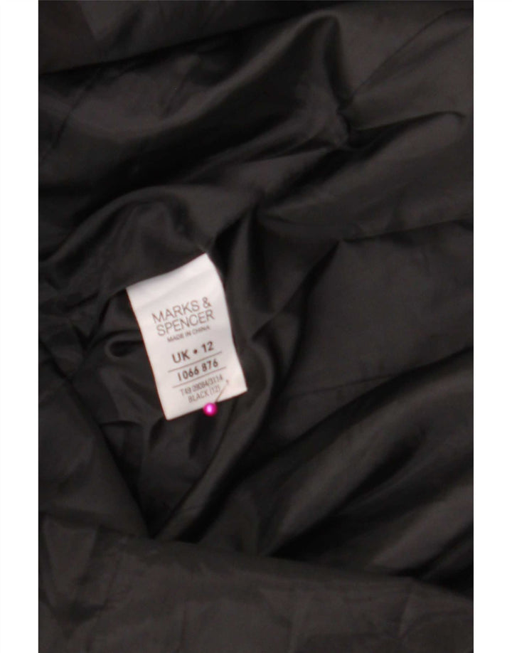 Trench da donna Marks & Spencer UK 12 medio poliestere nero