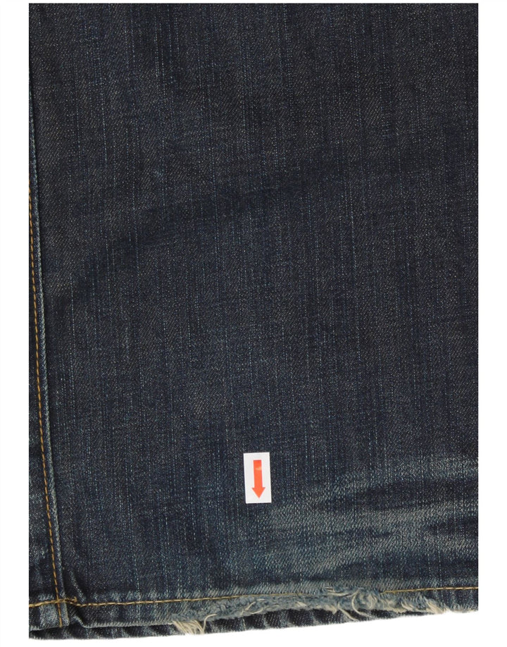 Jeans lunghi dritti da uomo Ted Baker W38 L34 cotone blu