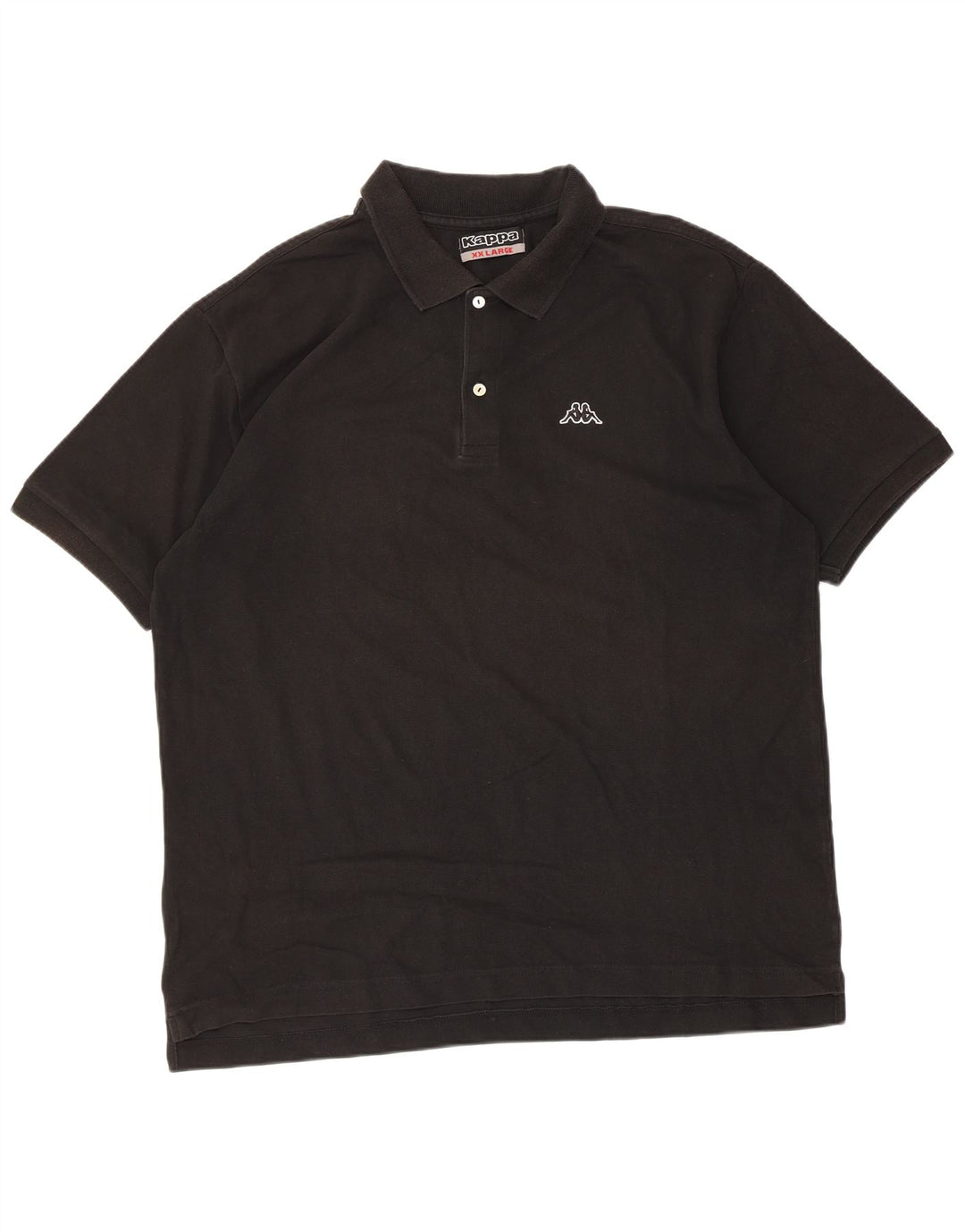 Polo Kappa Uomo 2XL Cotone Nero