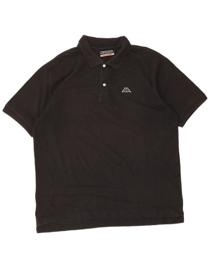 Polo Kappa Uomo 2XL Cotone Nero