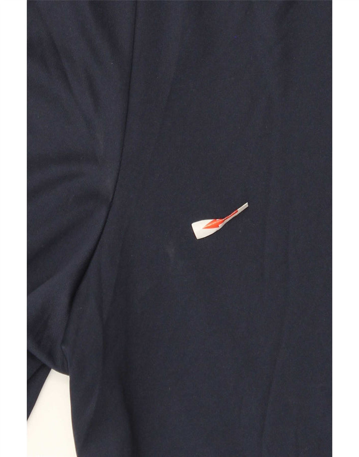 Pantaloncini sportivi Nike Dri Fit Slim da uomo, grandi, in poliestere color block blu navy