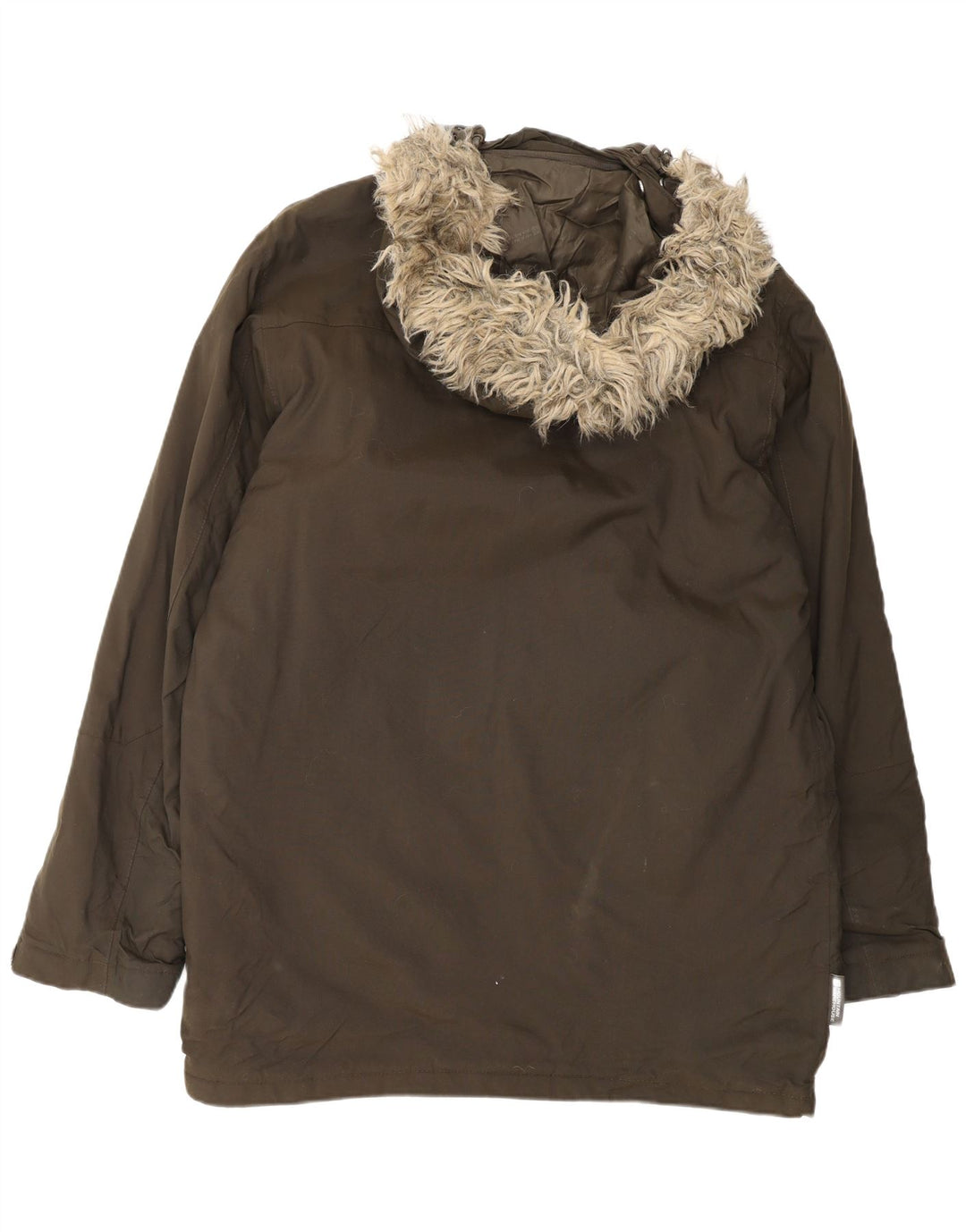 Giacca parka da uomo con cappuccio Mountain Warehouse UK 38 Nylon marrone medio