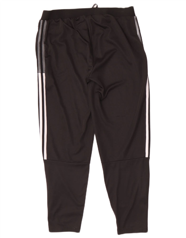 Pantaloni da tuta da donna Adidas UK 16/18 Large Nero Poliestere