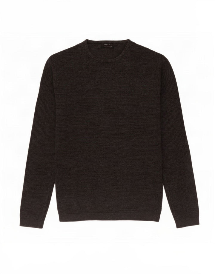 Maglione maglione girocollo da uomo Zara piccolo grigio