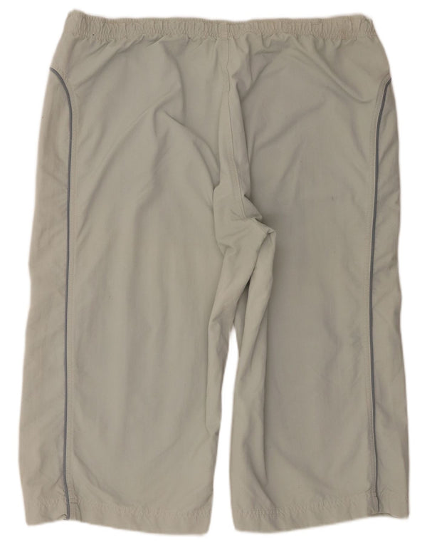 Pantaloncini sportivi Reebok da uomo Bermuda XL in nylon grigio
