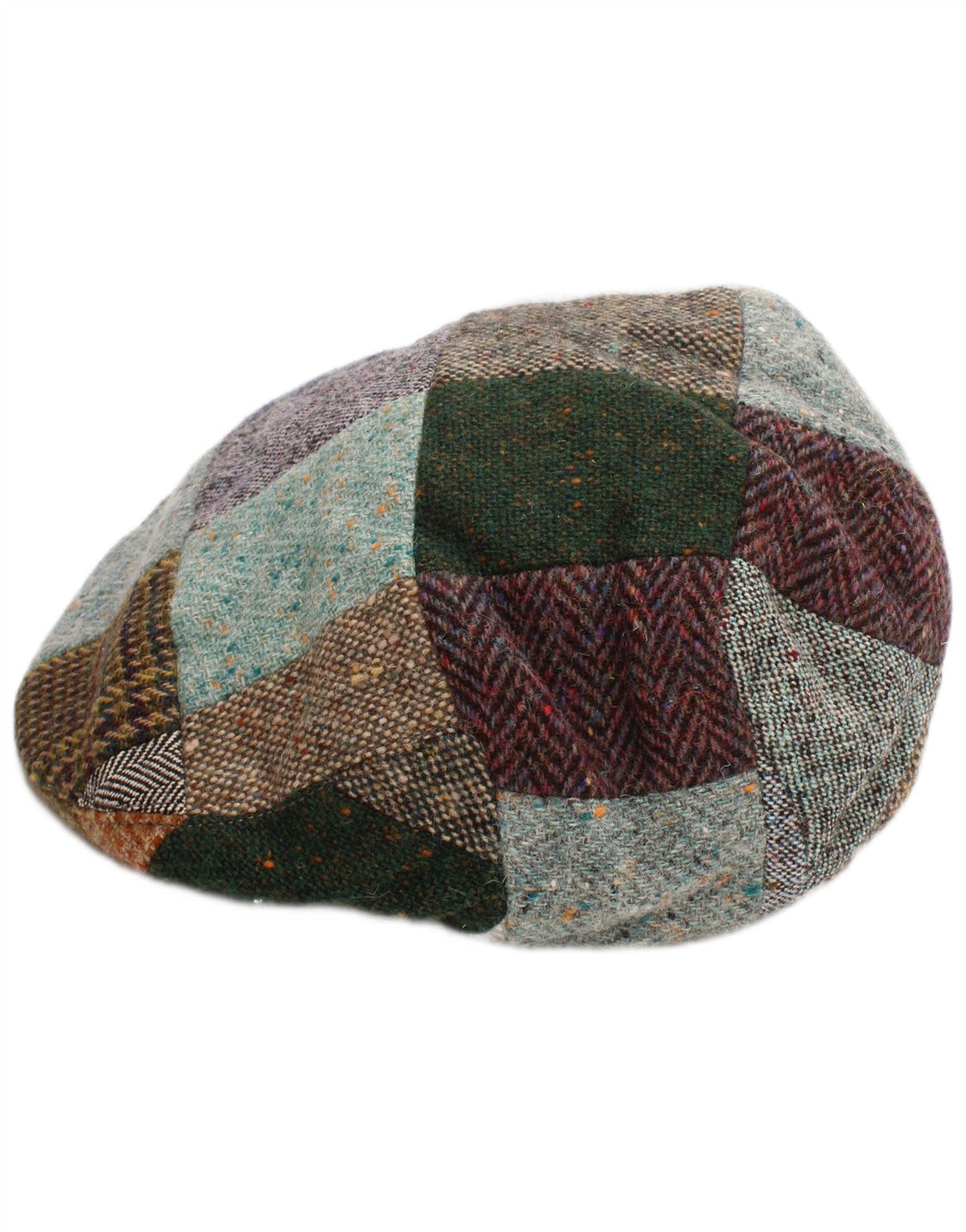 Jonathan Richard Coppola da donna grande patchwork multicolore in lana classica