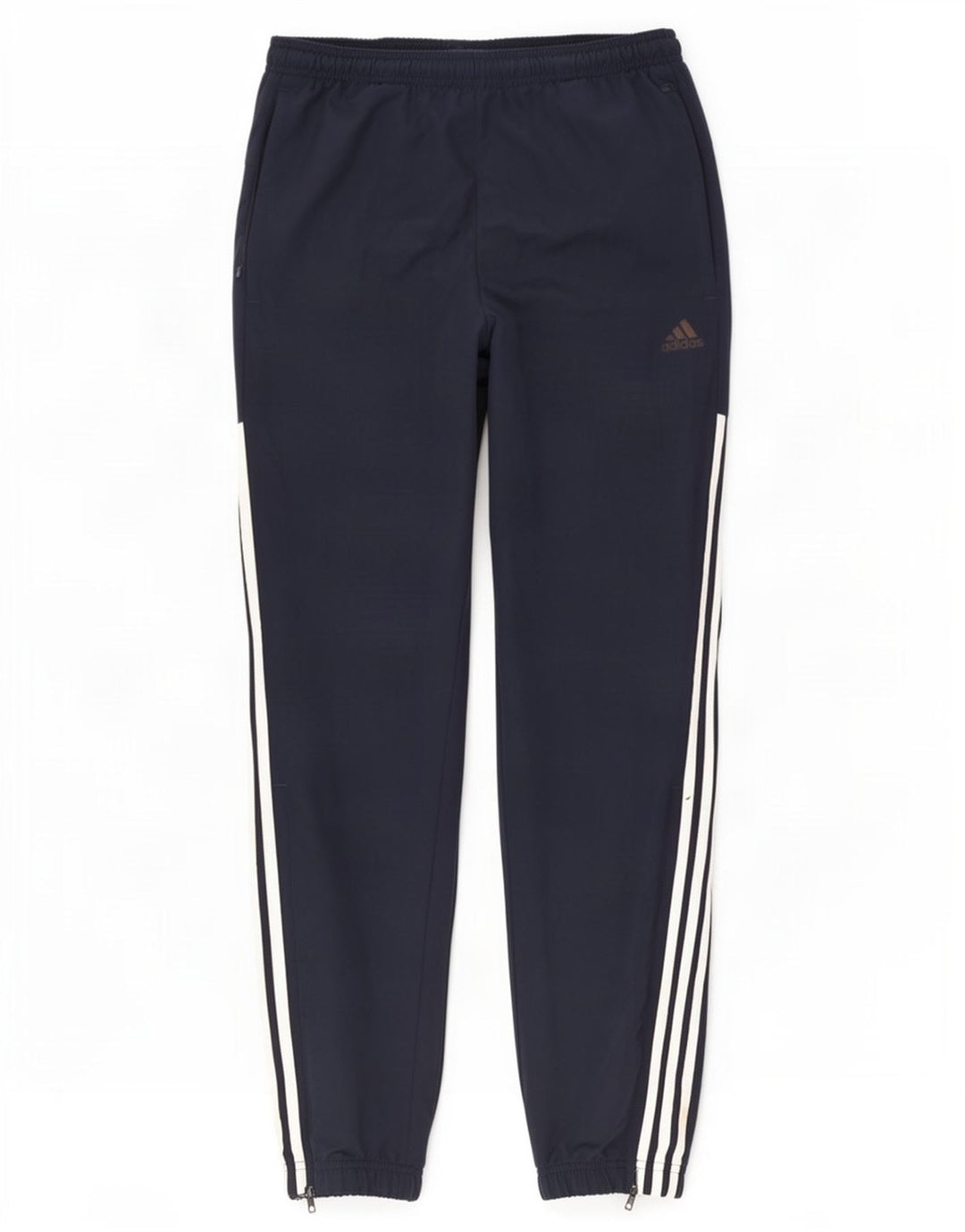 Pantaloni da tuta da uomo Adidas Joggers piccoli in poliestere blu navy
