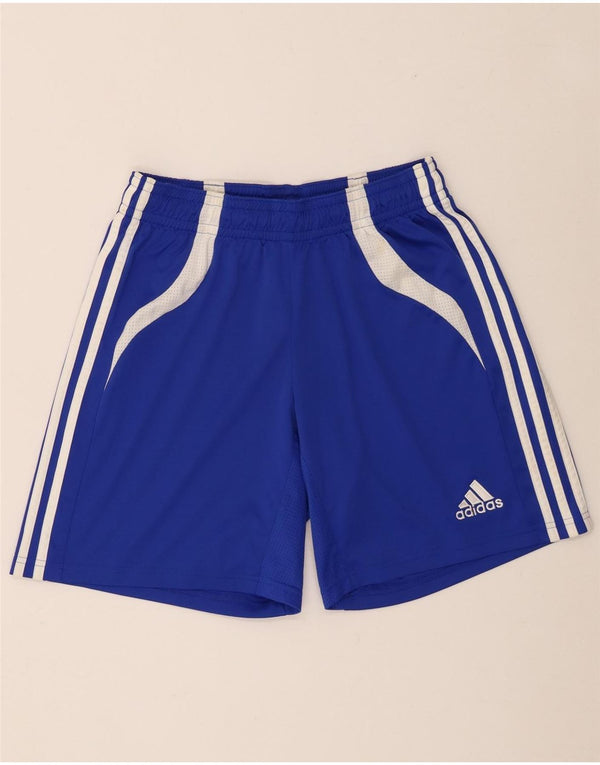 Pantaloncini sportivi Adidas Clima 365 da uomo di grandi dimensioni in poliestere color block blu
