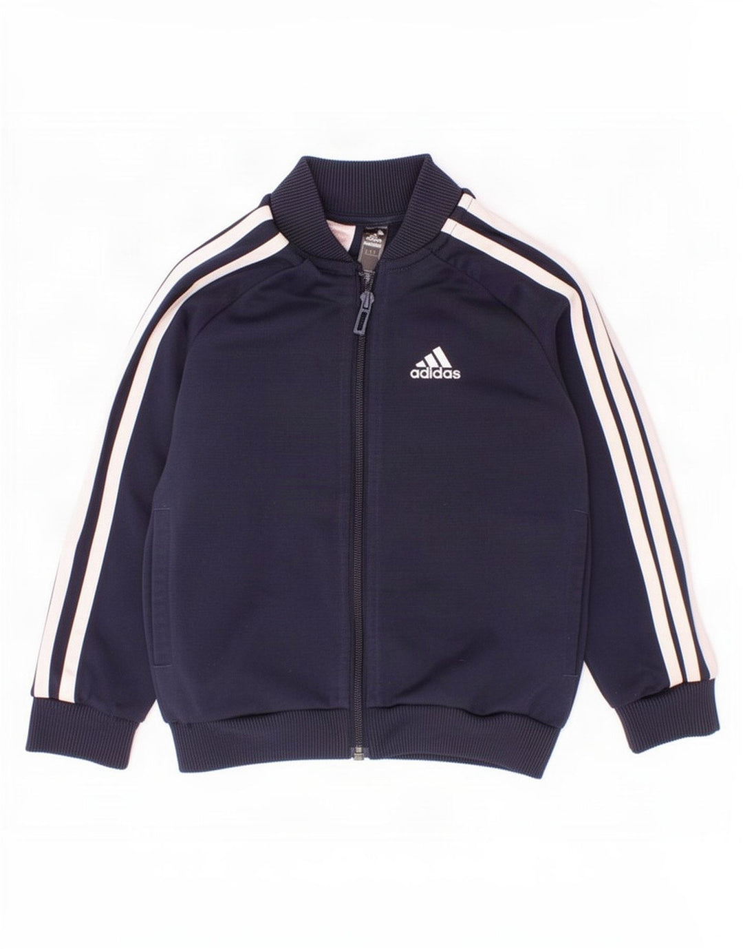 Giacca da tuta da ragazzo Adidas 3-4 anni in cotone blu navy