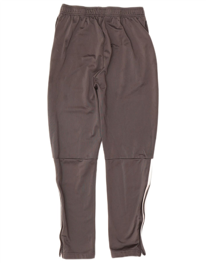 Pantaloni della tuta da ragazzo Adidas 15-16 anni in poliestere grigio