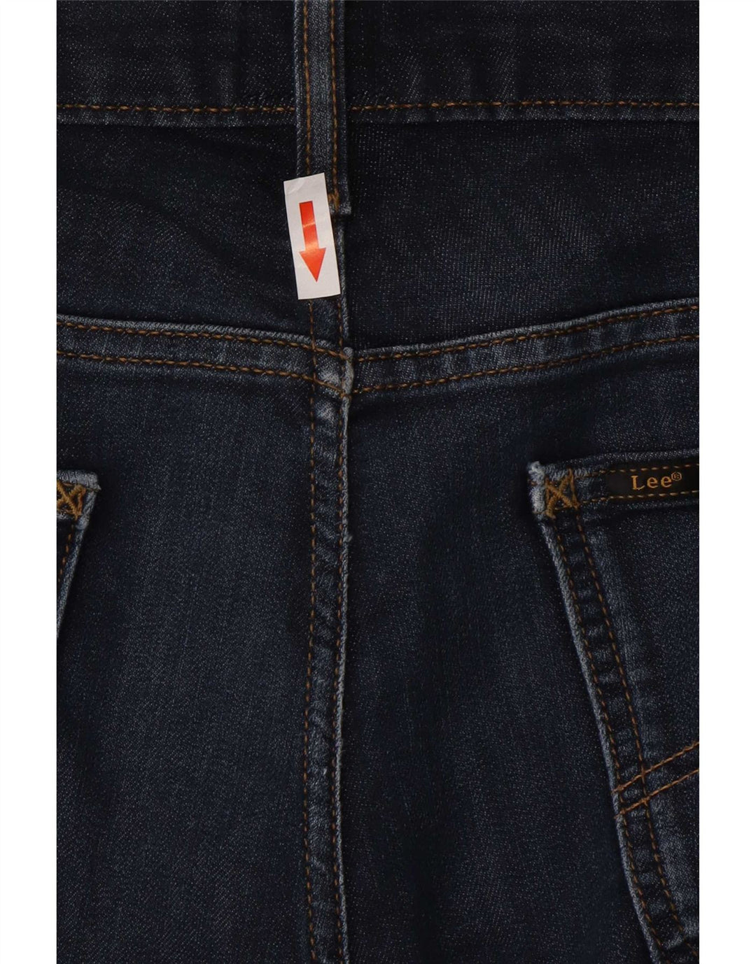 Lee Mens Daren Regular Straight Jeans W36 L34 Navy Blue Cotton