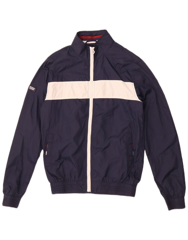 Giacca da tuta da donna Superdry UK 10 Small Blu Navy Colourblock