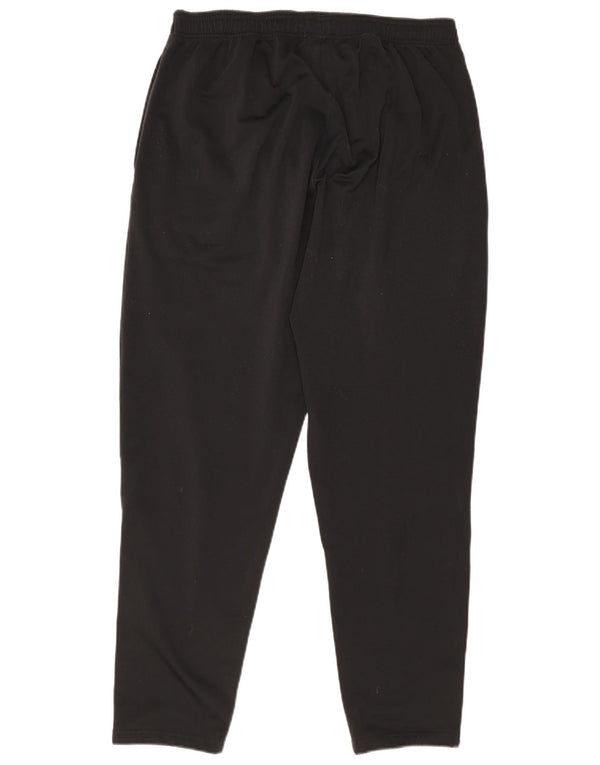 Pantaloni da tuta da uomo Adidas Large neri in poliestere