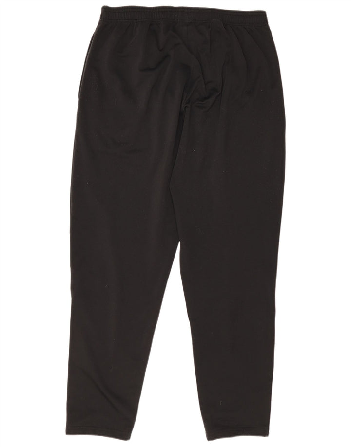 Pantaloni da tuta da uomo Adidas Large neri in poliestere