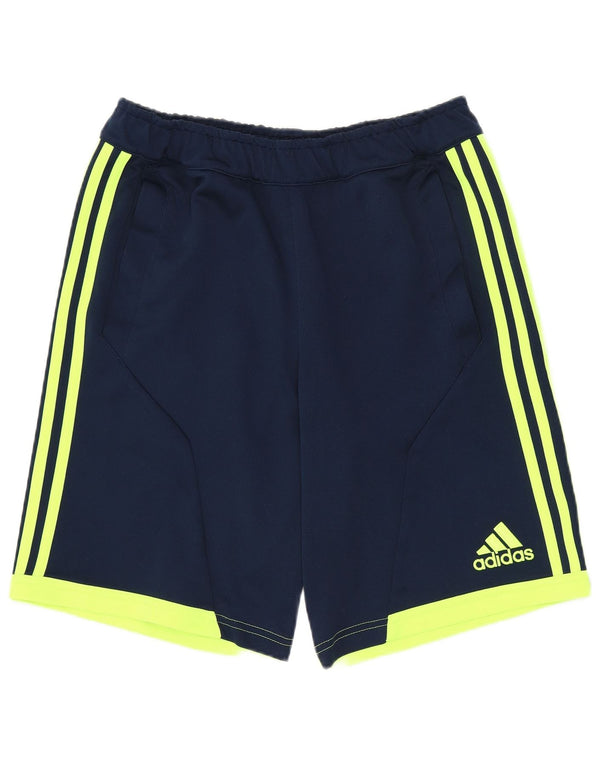 Pantaloncini sportivi ADIDAS Climacool da uomo piccoli in poliestere blu navy